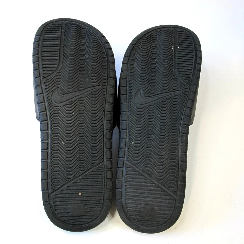 Nike Benassi JDI Slide Sandals Men's Size 8‎ Black / Gold 343880 016